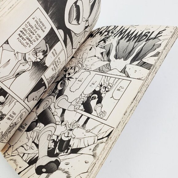 MegaMan NT Warrior Book Vol. 5 Ryo Takamisaki Manga VIZ 2004 First Print Unread - Picture 8 of 9